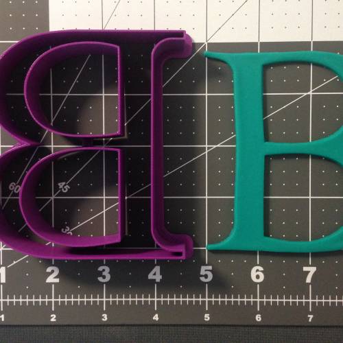 Greek Letter Beta Cookie Cutter