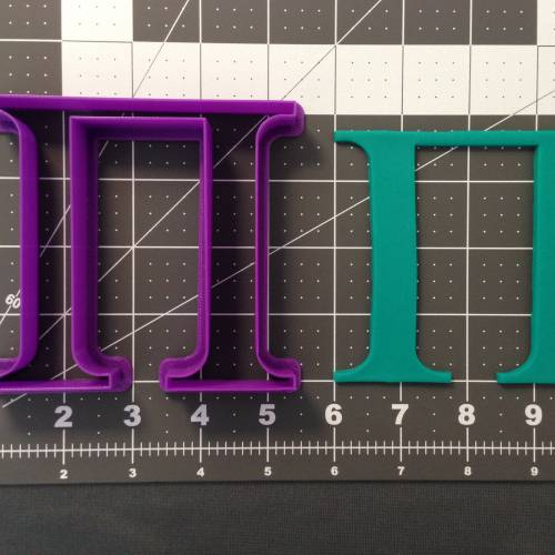 Greek Letter Pi Cookie Cutter