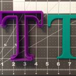 Greek Letter Tau Cookie Cutter