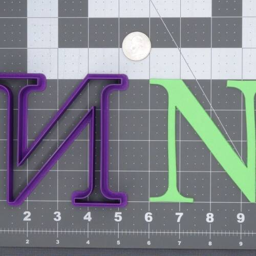 Nu Greek Letter 266-F828 Cookie Cutter Silhouette