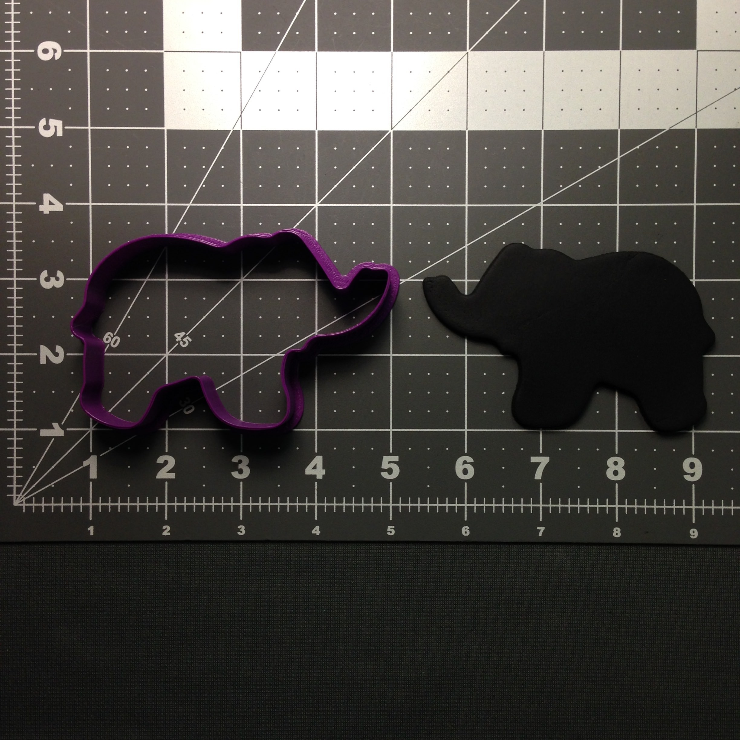 Elephant 103 Cookie Cutter