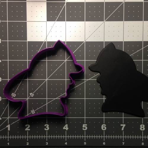 Fireman Head 101 Cookie Cutter