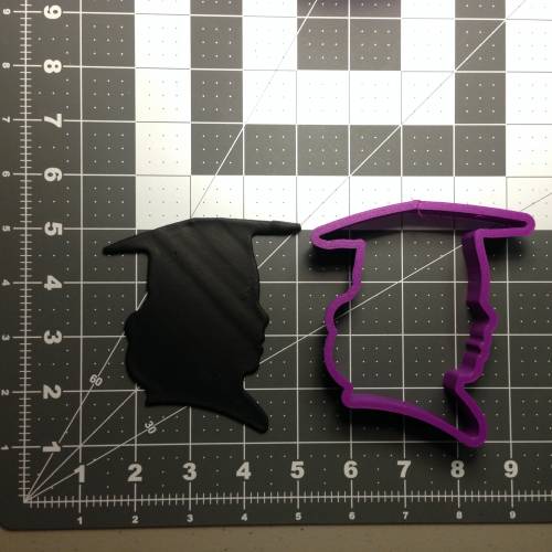 Graduation Girl Head 101 Cookie Cutter