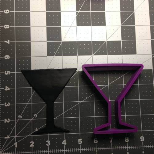 Martini Glass 101 Cookie Cutter