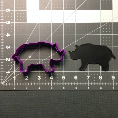 Rhinoceros 101 Cookie Cutter