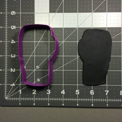 Boxing Glove 100 Cookie Cutter