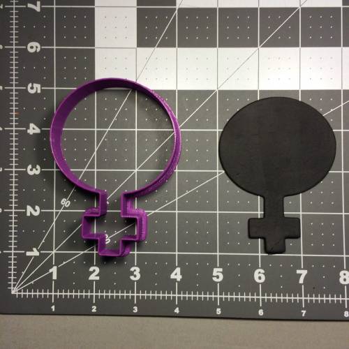 Female Symbol 100 Cookie Cutter