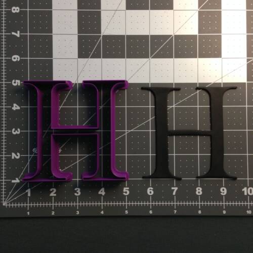 Greek Letter Eta Cookie Cutter