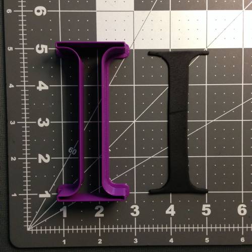 Greek Letter Iota Cookie Cutter