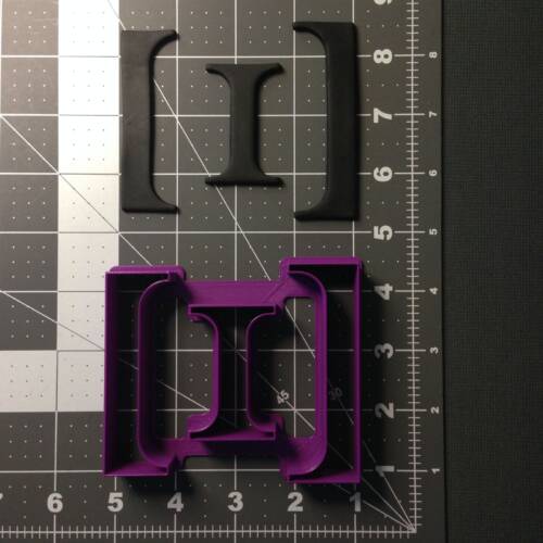 Greek Letter Xi Cookie Cutter
