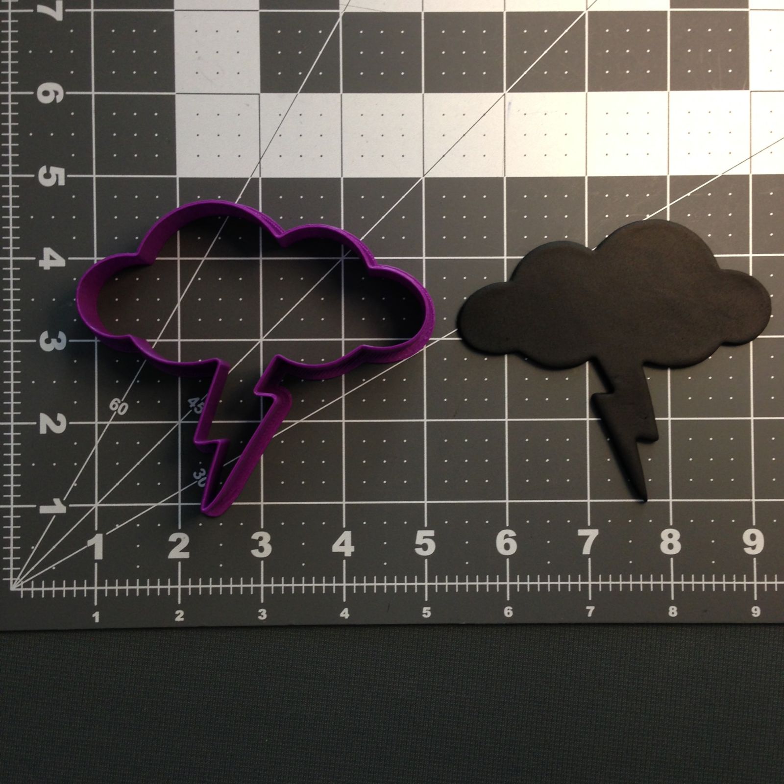 Thunderstorm Cloud 100 Cookie Cutter Thunderstorm Cloud 100 Cookie Cutter