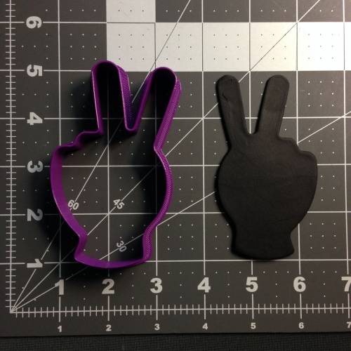 Peace Hand 100 Cookie Cutter