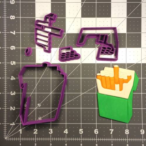 Cigarette Pack 100 Cookie Cutter Set