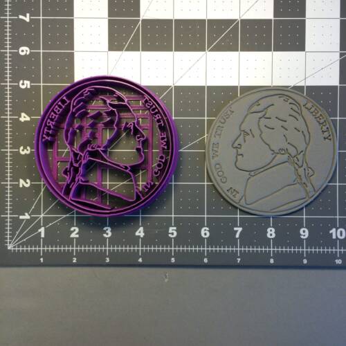 Nickel 100 Cookie Cutter