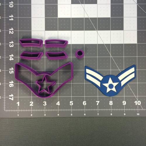 Air Force - Airman First Class 100 Cookie Cutter Set