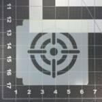 Bullseye Stencil 100