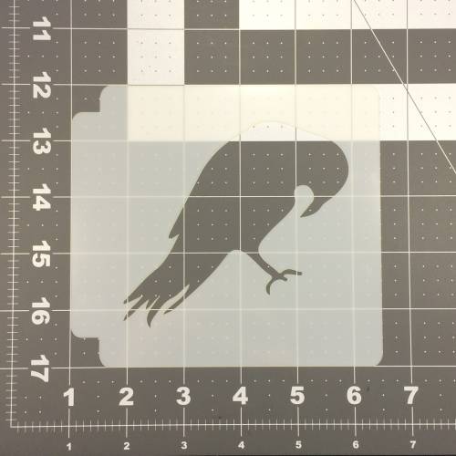 Crow Stencil 100