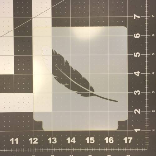Feather Stencil 100