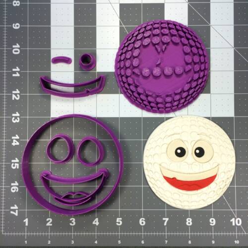 Happy Golf Ball 101 Cookie Cutter Set