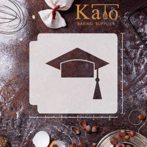 Graduation Hat 783-B234 Stencil (4 inch)
