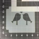 Love Bird Stencil 100