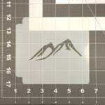 Mountain Stencil 100