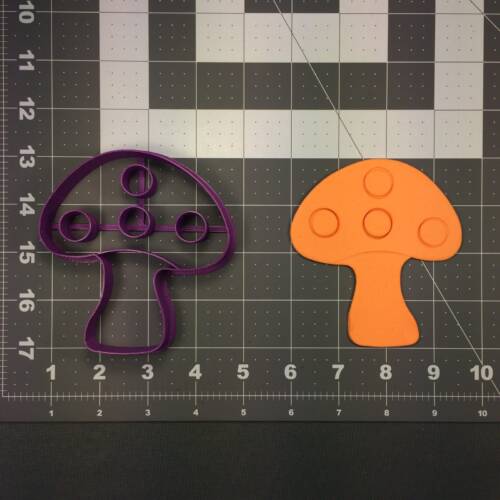 Mushroom 103 Cookie Cutter