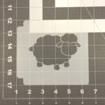 Sheep Stencil 100