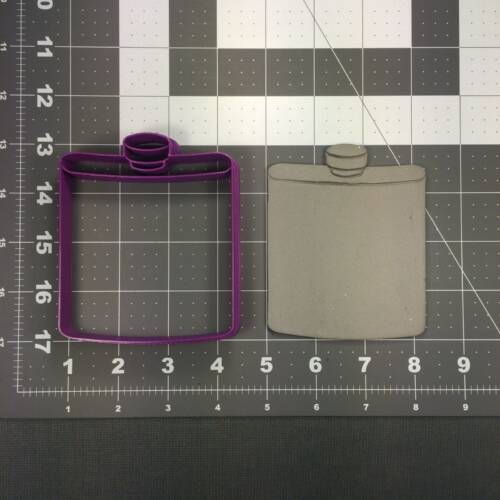 Whiskey Flask 100 Cookie Cutter