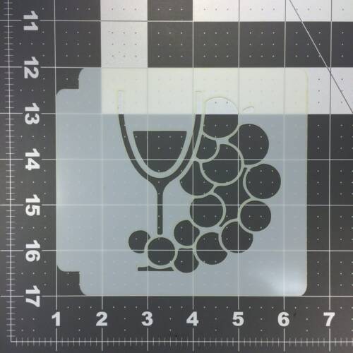 Wine and Grape Stencil 100