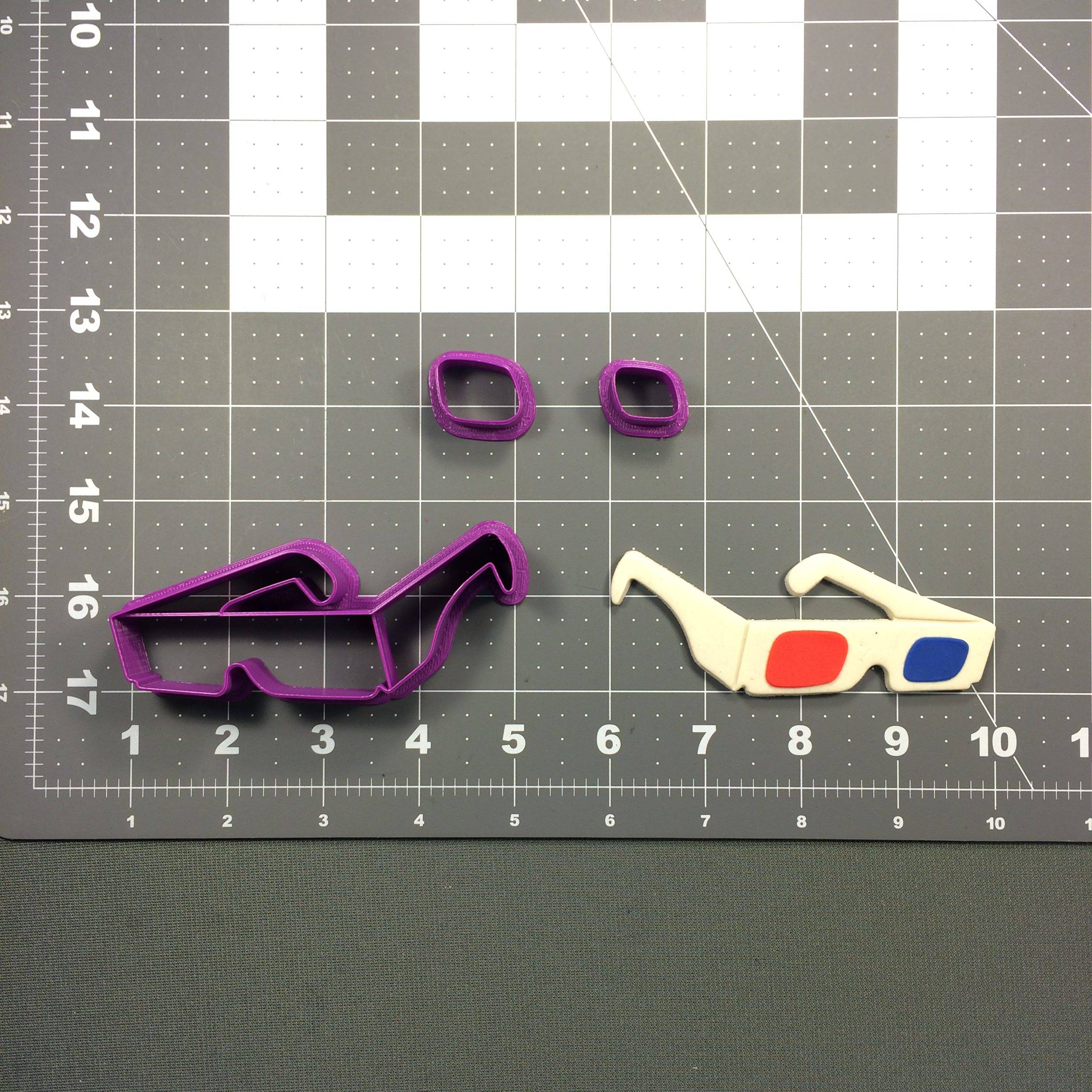 3D Glasses 100 Cookie Cutter Set