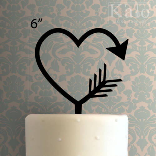 Arrow Heart Cake Topper 101
