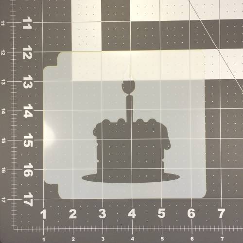 Birthday Cake Stencil 101