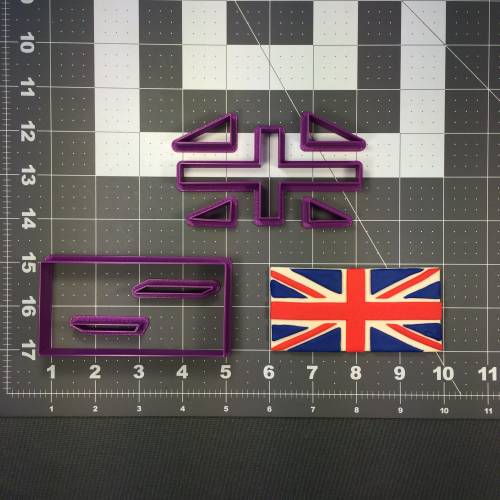 British Flag 100 Cookie Cutter Set