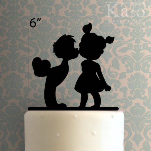 Cheek Kiss Cake Topper 100