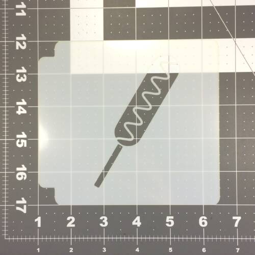 Corn Dog Stencil 100
