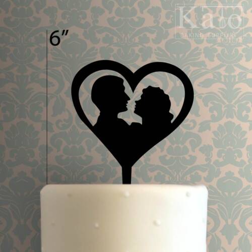 Couple Heart Cake Topper 100