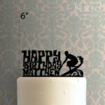 Custom Surfer Happy Birthday Cake Topper 100