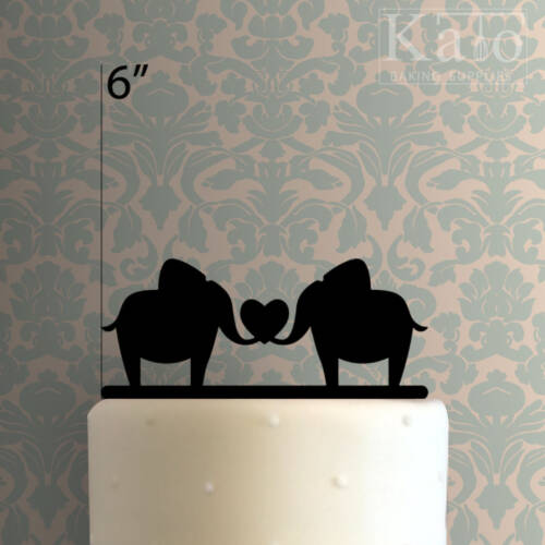 Elephant Couple Cake Topper 100