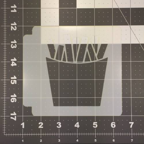 French Fries Stencil 100