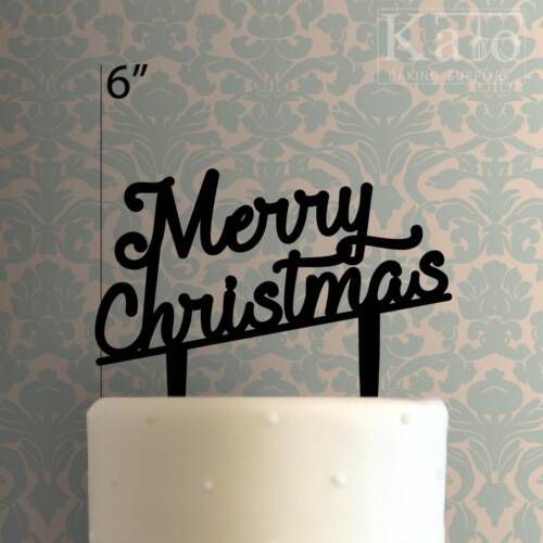 Merry Christmas Cake Topper 101