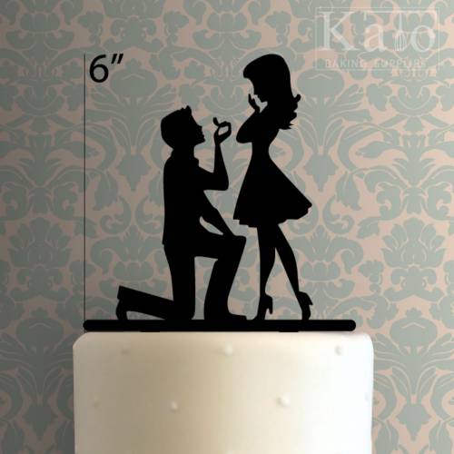 Proposal Cake Topper 100