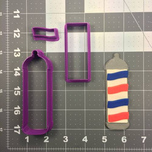 Barber Pole 100 Cookie Cutter Set