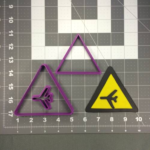 Warning Sign 104 Cookie Cutter Set