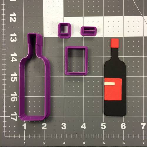 Wine Bottle 102 Cookie Cutter Set