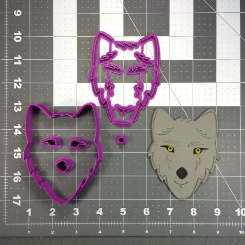 Wolf Face 266-057 Cookie Cutter Set