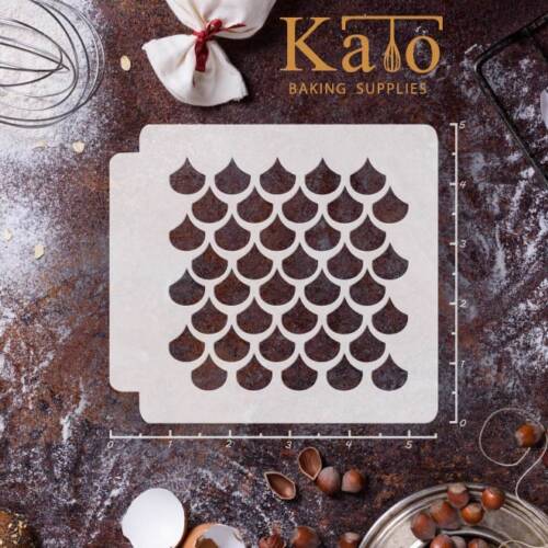 Fish Scale 783-057 Stencil (4 inch)