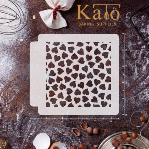 Hearts 783-B319 Stencil (4 inch)