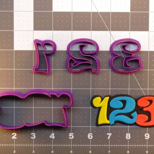 1 2 3 266-384 Cookie Cutter Set