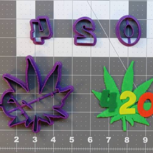 420 Leaf 266-B124 Cookie Cutter Set
